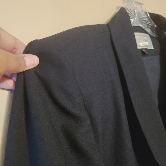 SuitsMe | Women's Vintage Dark Blue Military Style Career Blazer (Size 10) - Picture 10 of 13